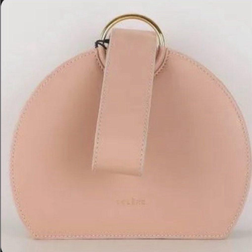 Polène numéro Six Small Leather Handle Bag